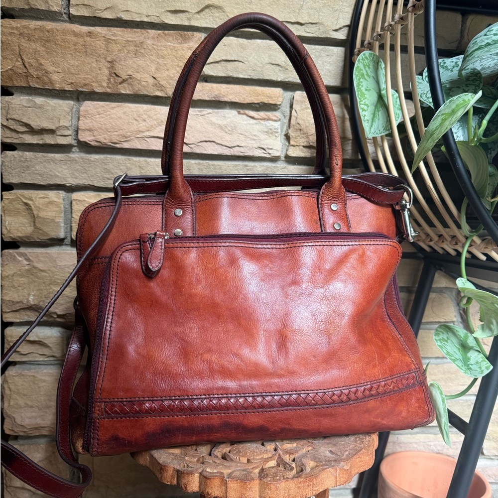 Vintage Wilson’s Leather executive tote bag